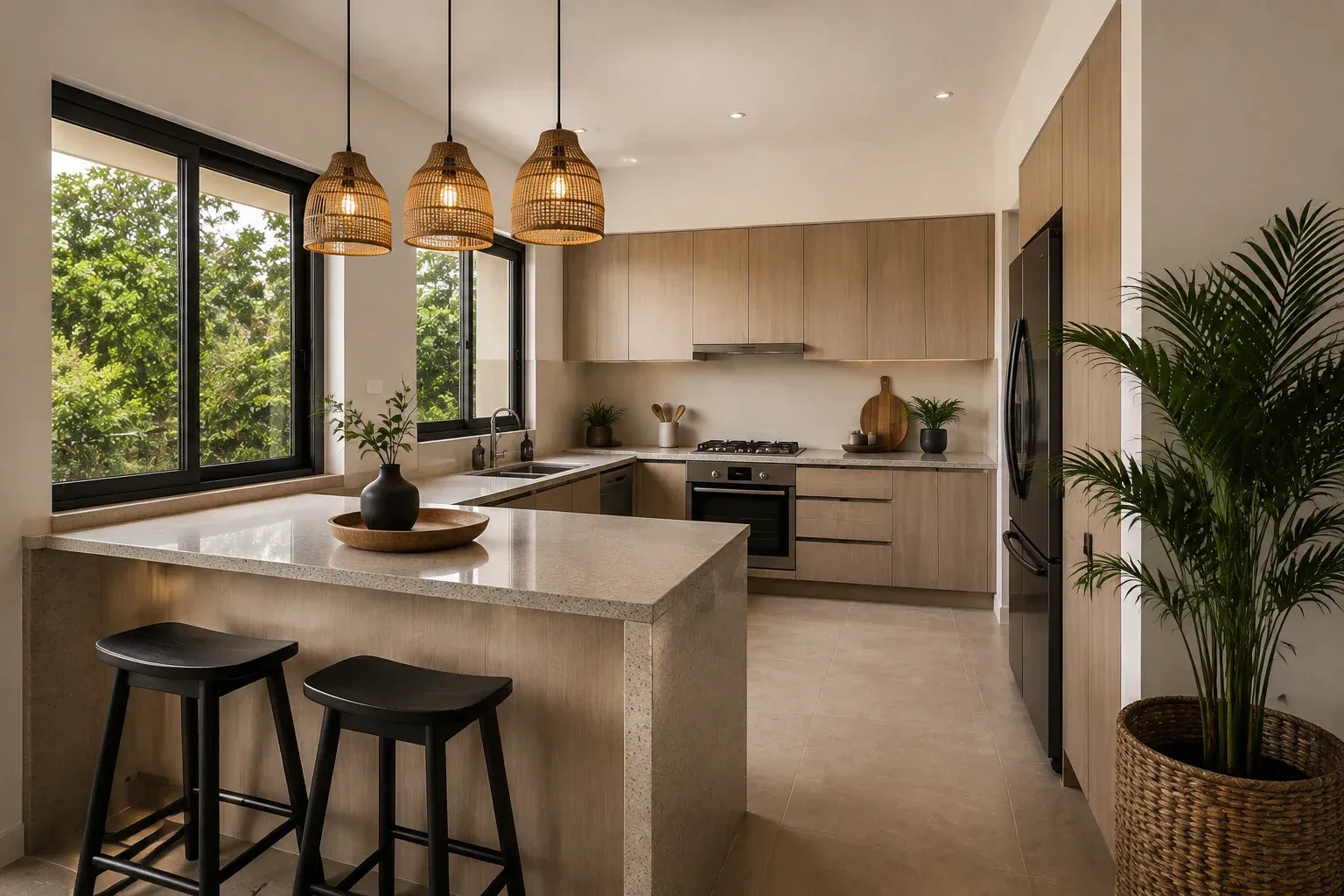 Kololo Court Apartment A2 kitchen